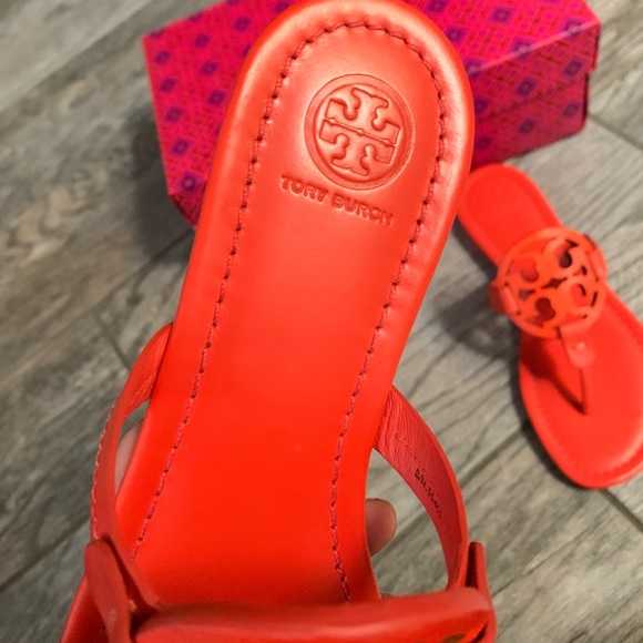Sold‼️New Tory Burch Miller orange - Picture 4 of 8